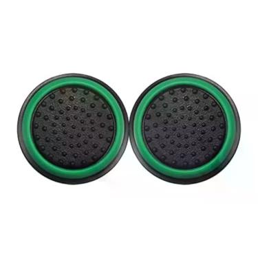 Imagem de 1 Par de Grips p/ controle Anti Derrapante Silicone Botão Analógico do