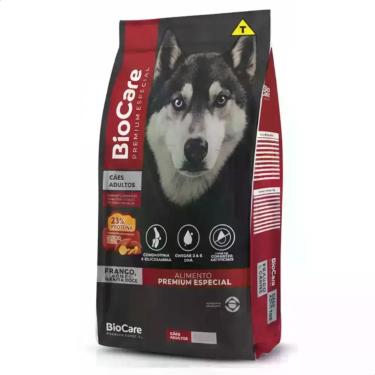 Imagem de Ração BioCare Premium Especial Frango Carne e Batata Doce Cães Adultos