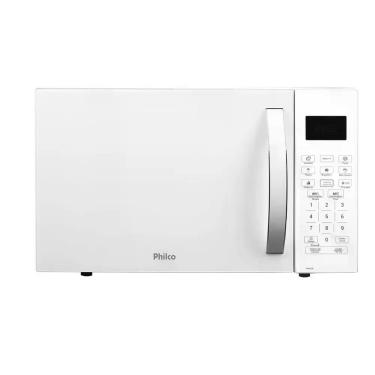 Imagem de Micro Ondas Philco 20L Branco Limpa Fácil PMO23B 220V, Branco, 220V