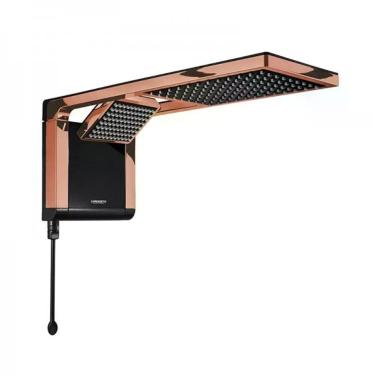 Imagem de Chuveiro Lorenzetti Acqua Duo Eletrônico Preto-rosegold