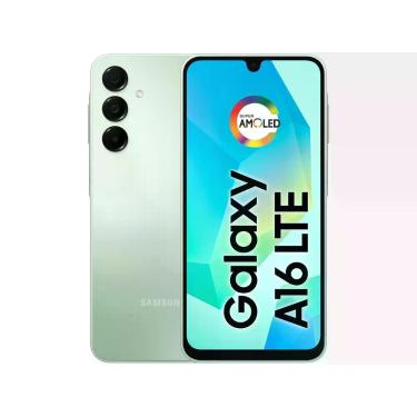 Imagem de Smartphone Samsung A16 128GB Verde 4GB RAM Tela grande Celular Android