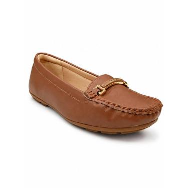 Imagem de Mocassim Modare Avelã Bico Quadrado Conforto Superior -, Avela, 35