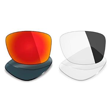 Imagem de Mryok 2 pares de lentes polarizadas de substituição para óculos de sol Oakley Jupiter Squared – Opções