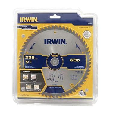 Imagem de IRWIN Lâmina de Serra Circular para Madeira de 235mm e 60 Dentes IW14114