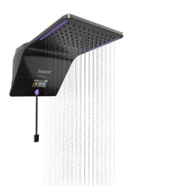 Imagem de Ducha Eletrônica Ducali Premium Digital 7500W, 220V Black Zagonel