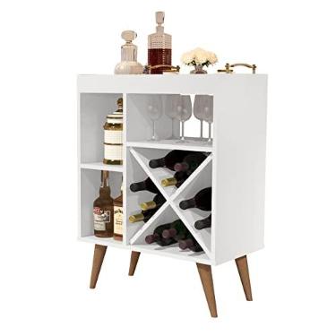 Imagem de Aparador Porto Belo Buffet Barzinho Para Bebidas Sala De Estar (Branco)