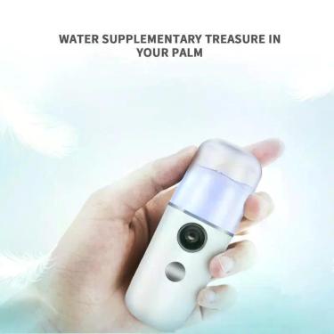 Imagem de Mini Aparelho Vaporizador Nano Névoa para Rosto Hidratante de Bolso pa