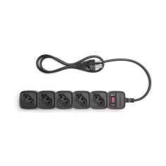 Filtro de Linha Intelbras 5 Tomadas EPE 205 BR Preto Bivolt, Bivolt Filtro de Linha Intelbras 5 Tomadas EPE 205 BR Preto Bivolt, Bivolt