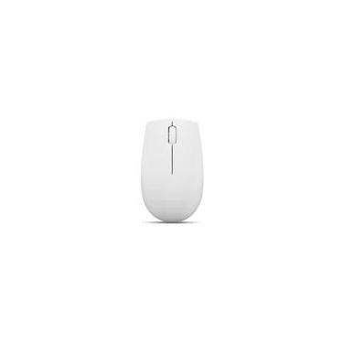 Imagem de Mouse Sem fio Lenovo 300, Wireless, Ambidestro, Branco - GY51L15677