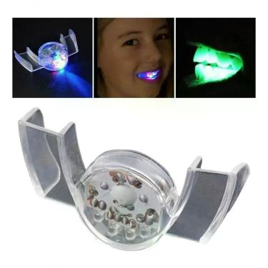 Imagem de Aparelho de Luz LED Dental Snel Home Reaparelho10 Bucal Multicolorido em Silicone Transparente 6cm