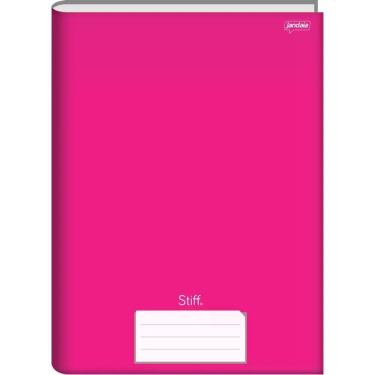 Imagem de Caderno Brochurão Capa Dura STIFF 96 Folhas UNIV. Rosa Pacote com 05 -