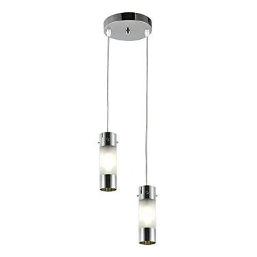 Imagem de Luminária Pendente Bronzearte Elegance 2L Cromada - AXEL0502PDCR