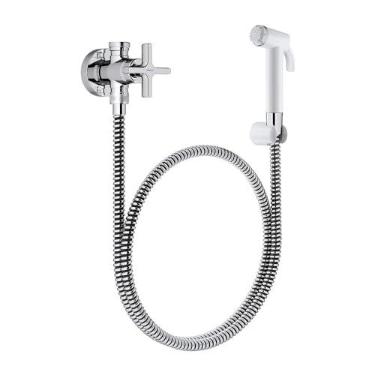 Imagem de Docol Ducha Higiênica com Registro e Derivação de Parede para Lavatório Nova Invicta Cromado - Cod.Novo: 90015237006 Cod.Antigo: 01523706