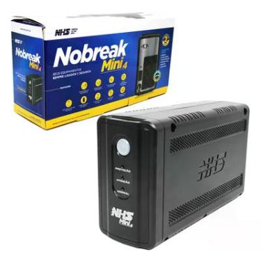 Imagem de Nobreak NHS Mini 4, 700VA, Entrada Bivolt, Saida 120V, 6T, USB, BAT 1x7AH/12V, USB - 90.B1.007102