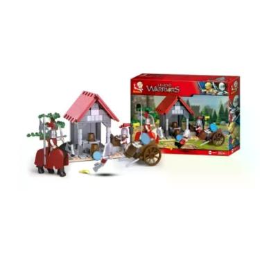 Imagem de Brinquedo de Encaixar Cavaleiros Poço 237 Peças BR1342 - Multikids