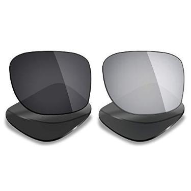 Imagem de Mryok 2 pares de lentes polarizadas de substituição para óculos de sol Oakley Holbrook XL – Opções