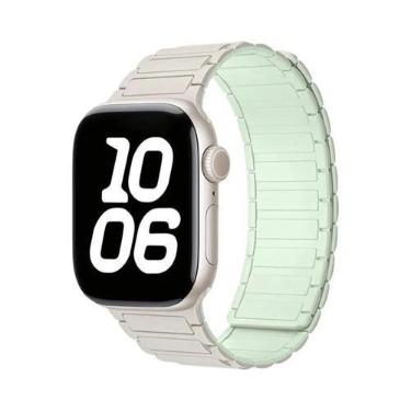 Imagem de Pulseira Magnética De Silicone De 49mm 46mm 42mm 40mm 41mm 44mm 45mm P