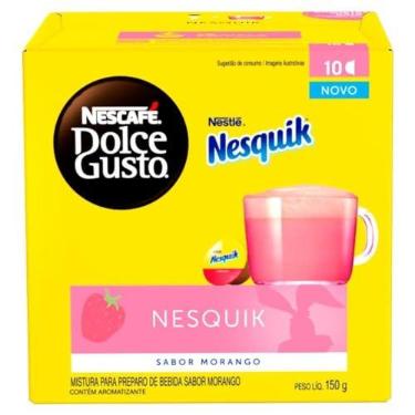 Imagem de Dolce Gusto Nesquik Morango 10Caps, 150g