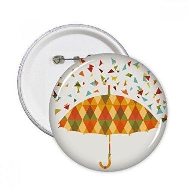 Imagem de Guarda-chuva com estampa de gotejamento de clima, pinos redondos, emblema, botão, emblema, acessórios, decoração, 5 peças