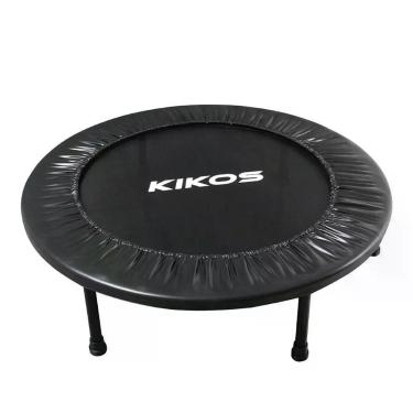 Imagem de Trampolim Fitness Kikos para Atividades Aeróbicas com Estrutura Robusta Preto