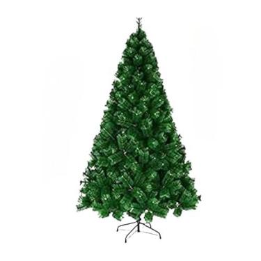 Imagem de Árvore de Natal Completa Decorada Pinheiro 2,10m e 1,80m com 566 Galhos Verde Neve e Branca - Modelo Luxo, Pinheiro de Natal, Decoração de Natal(1,80M verde (A0218E))