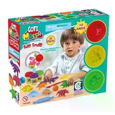 Imagem de Massinha De Modelar Tutti Fruti Coti Massa Parque Dos Dinos - Cotiplas
