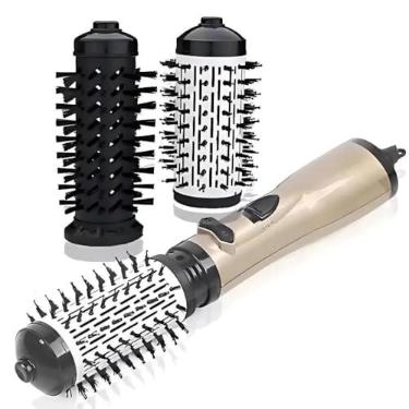 Imagem de Escova Secadora Rotativa 2 em 1, Modelador de Cabelo Profissional
