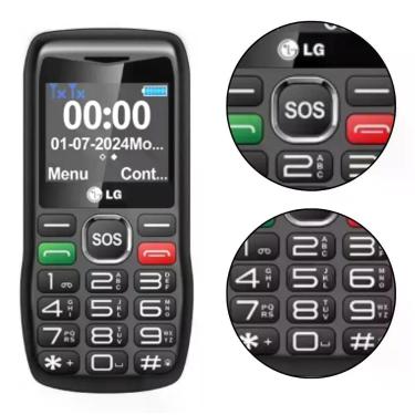 Imagem de Telefone Celular Antigo Lg G365 4g Clássico E Funcional Idosos