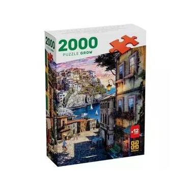 Imagem de Quebra-cabeça 2000 peças Vilarejo Italiano