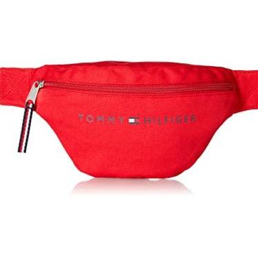 Imagem de Tommy Hilfiger Pochete masculina Jackson, Vermelho maçã