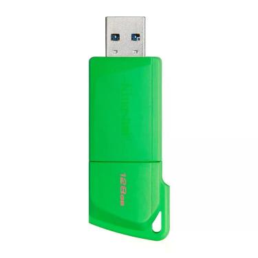 Imagem de Pendrive Kingston Exodia m 128GB USB 3.2 Gen 1 Leitura 100MB-s Tampa Deslizante Verde