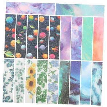 Imagem de Toyvian 100 Peças Barra Sensorial Ferramenta De Redução De Pressão Adesivos De Skate Tiras De Calma Adesivos Texturizados Decoração De Mesa Gradiente Pegajoso Amanhã
