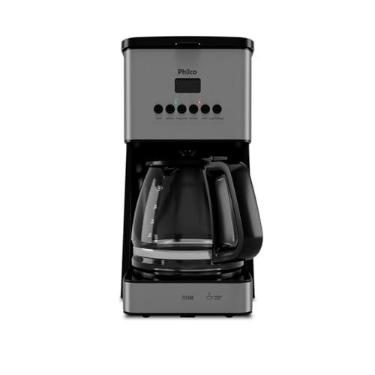 Imagem de Philco Cafeteira 40 cafezinhos 1000W Painel Digital PCF40B 127V Preto com acabamento Inox