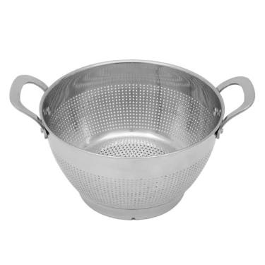 Imagem de Mimo Style, Escorredor de Macarrão em Inox, Coleção Isa Scherer, 23 cm