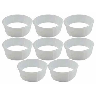Imagem de Kit Formas Para Queijo Minas 1Kg Plástico Opus (8 Unidades) - Opusplas