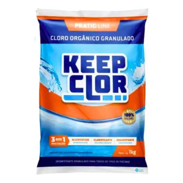 Imagem de Algicida Clarificante Desinfetante Granulado 1kg Para Piscinas - KEEPC