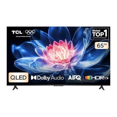 Imagem de Smart TV TCL 65 Polegadas QLED 4K T6C WiFi Bluetooth Google TV Tela HVA e HDR10+ 65T6C