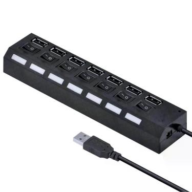 Imagem de Hub Usb Switch 7 Portas Com Chave Seletora - Guiro