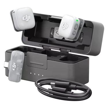 Imagem de Microfone Lapela sem Fio DJI Mic Mini 2 Transmissão Até 250 Metros Bateria Até 15 Horas com Case Preto DJI