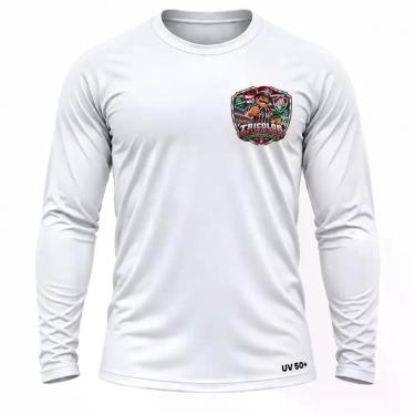 Imagem de Camisa Uv +50 Fluminense Torcedor Tricolor das Laranjeiras cor:BrancoT