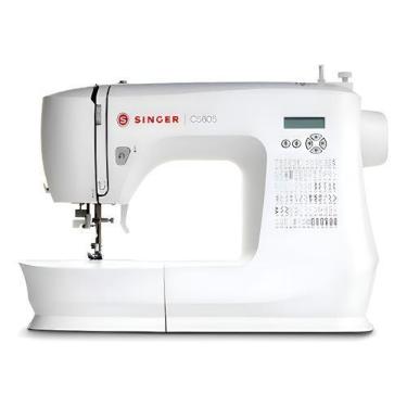 Imagem de Máquina De Costura Eletrônica Singer C5605 Cor Branco, 110V