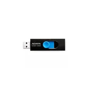 Imagem de Pen Drive 128GB ADATA UV320, USB 3.2, Retrátil, Preto e Azul - AUV320-128G-RBKBL