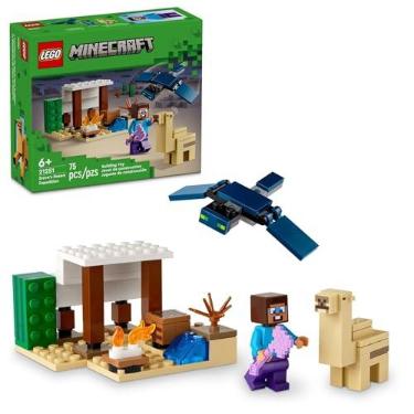 Imagem de LEGO® Minecraft® – Expedição do Steve ao Deserto Brinquedos para Crianças em Jogo de Aventura 21251