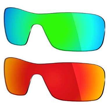 Imagem de 2 pares de lentes polarizadas de substituição da Mryok para óculos de sol Oakley Turbine Rotor – Opções