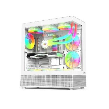 Imagem de Gabinete C3Tech Gamer Aquarius Mt-G850Wh S/Fte