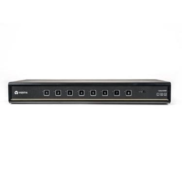 Imagem de Vertiv Cybex SC985 Secure KVM, cabeça dupla, 4 portas universais e DPP, certificação NIAP versão 4.0 (SC985DPH-400)
