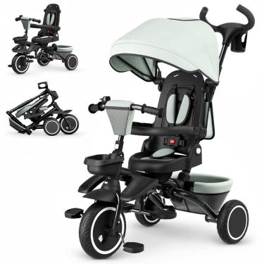 Imagem de Triciclo Infantil Todecare 8 em 1 Dobrável para Crianças Pequenas