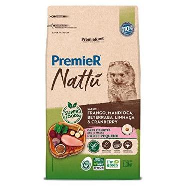 Imagem de PremieR Pet Nattú Ração Seca para Cães Filhotes Porte Pequeno Sabor Mandioca 1kg