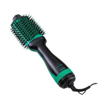 Imagem de Escova Secadora GA.MA Babosa Brush 3D Bivolt - GA.MA ITALY, Preto e Ve