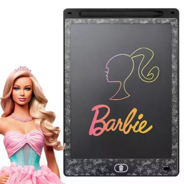 Imagem de Lousa Mágica LED LCD infantil tablet preta + Caneta qualidade premium